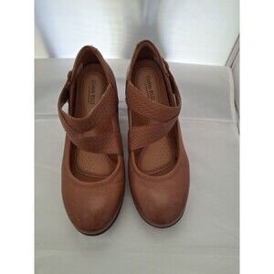 COBB HILL BY ROCKPORT Kailyn Asym Women's Mary Jane Leather Brown Shoes Size 7
